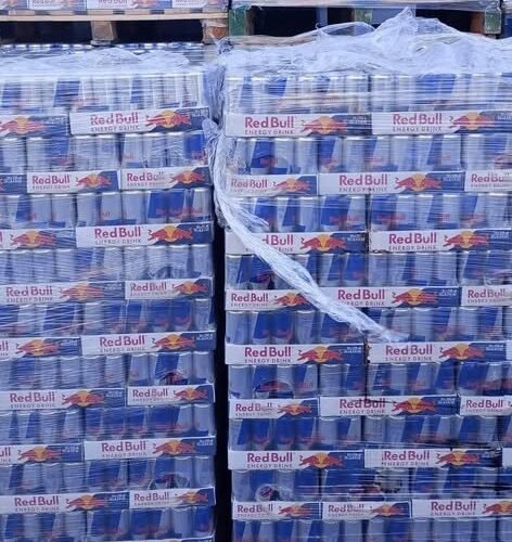 Red Bull Energy Drink Cans Pallet