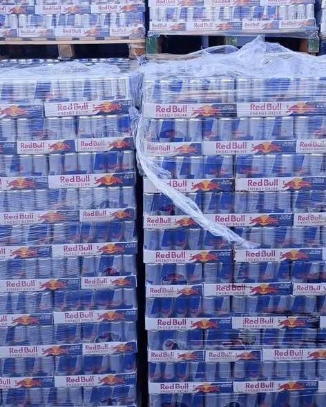 Red Bull Energy Drink Cans Pallet