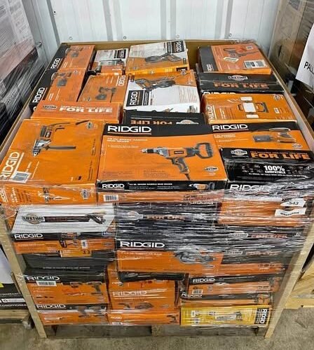 Ridgid Tool Pieces Pallet